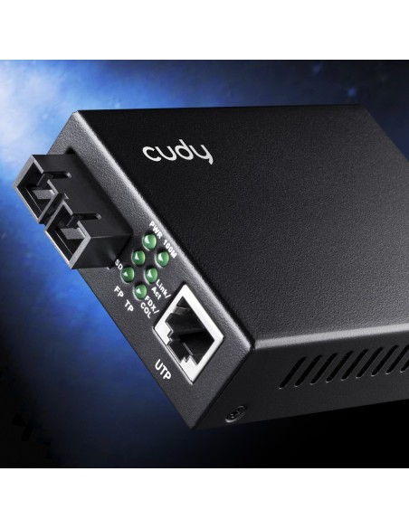 CONVERSOR CUDY 10 100M ETHERNET MEDIA CONVERTER