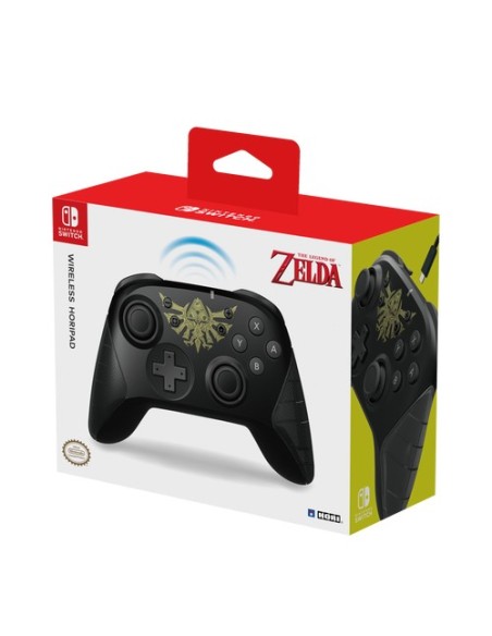 Hori NSW-234U mando y volante Negro, Oro Bluetooth Gamepad A