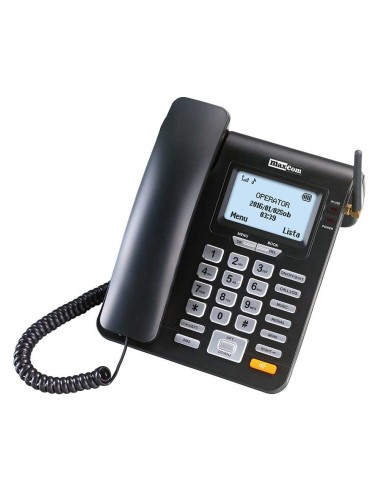 MaxCom MM28D teléfono Teléfono DECT Negro