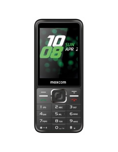 MaxCom MM244 Classic 7,11 cm (2.8") 110,8 g Negro Teléfono c
