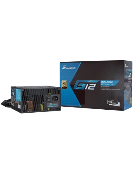 Seasonic G12-GC 650W ATX 80 Plus Gold Negro