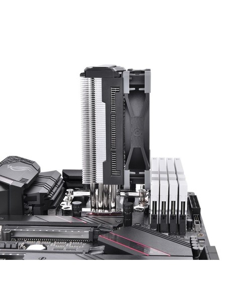 Disipador Thermaltake Toughair 310 12 cm Negro, Plata