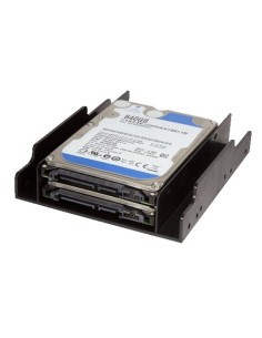 ADAPTADOR HD BAHIA INTERNA 2xHD 2.5  A HD 3.5  Harddisk Mou