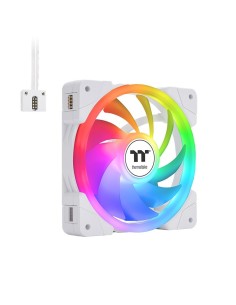 VENTILADOR CAJA THERMALTAKE SWAFAN EX14 ARGB PACK 3UDS BLANCO