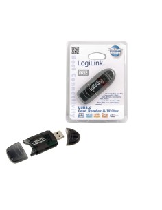 LogiLink Cardreader USB 2.0 Stick external for SD MMC lector