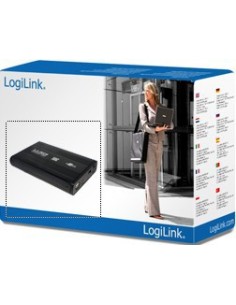 CAJA EXTERNA 3,5  USB2.0 SATA LOGILINK UA0082 NEGRA ALUMINI