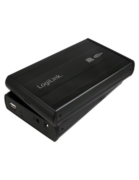 CAJA EXTERNA 3,5  USB2.0 SATA LOGILINK UA0082 NEGRA ALUMINI