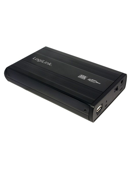 CAJA EXTERNA 3,5  USB2.0 SATA LOGILINK UA0082 NEGRA ALUMINI