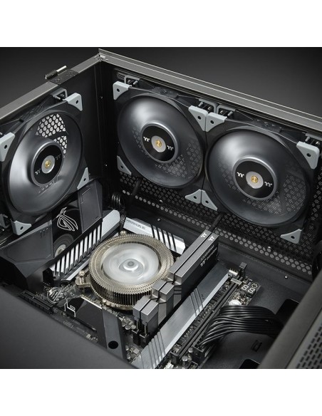 Ventilador Thermaltake TOUGHFAN 12 12 cm Negro, Gris 1 pieza