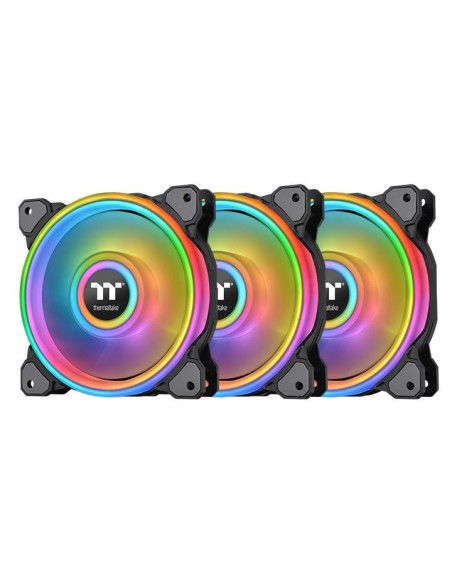 Ventilador Thermaltake Riing Quad 12 RGB 12 cm Negro