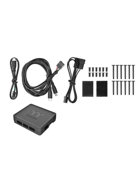 Ventilador Thermaltake Riing Quad 12 RGB 12 cm Negro