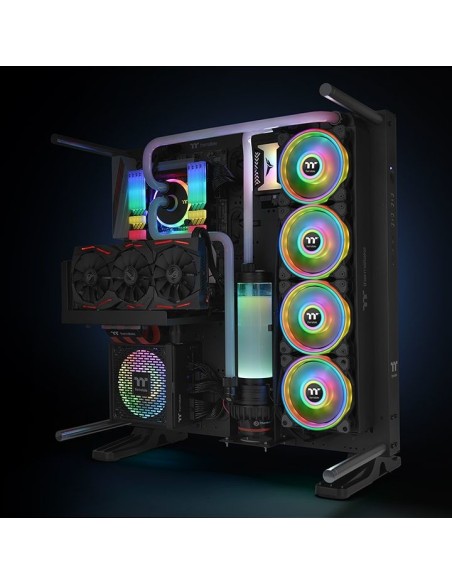Ventilador Thermaltake Riing Quad 12 RGB 12 cm Negro
