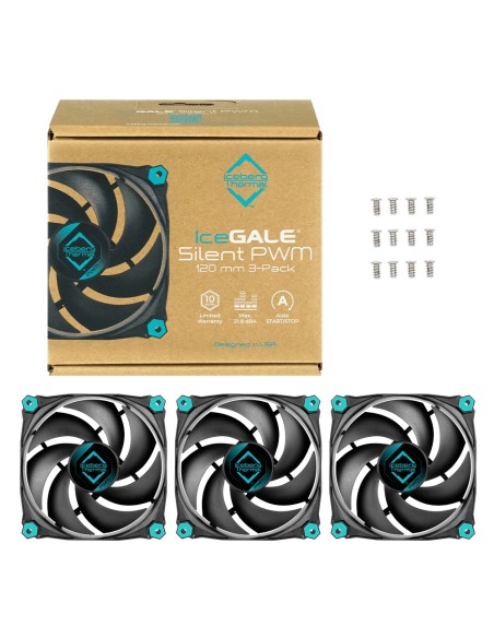 VENTILADOR 120X120 ICEBERG-THERMAL ICEGALE SILENT PWM 3P