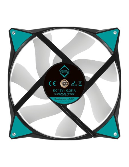 VENTILADOR 140X140 ICEBERG-THERMAL ICEGALE ARGB BLACK