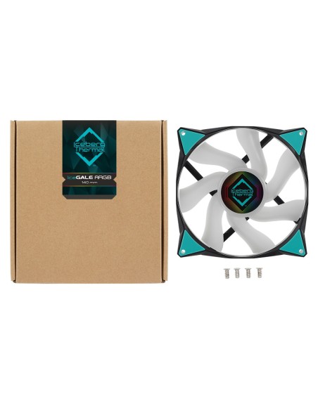 VENTILADOR 140X140 ICEBERG-THERMAL ICEGALE ARGB BLACK