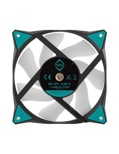 VENTILADOR 120X120 ICEBERG-THERMAL ICEGALE ARGB BLACK