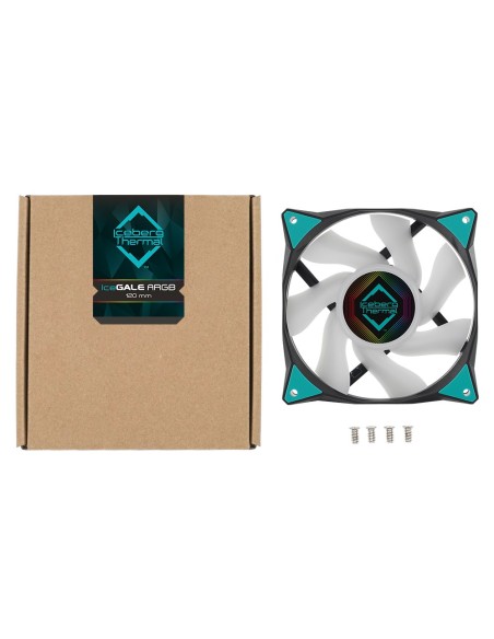 VENTILADOR 120X120 ICEBERG-THERMAL ICEGALE ARGB BLACK