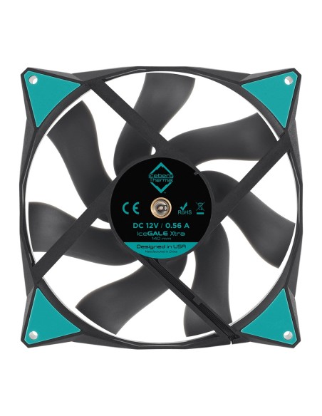 VENTILADOR 140X140 ICEBERG-THERMAL ICEGALE XTRA BLACK