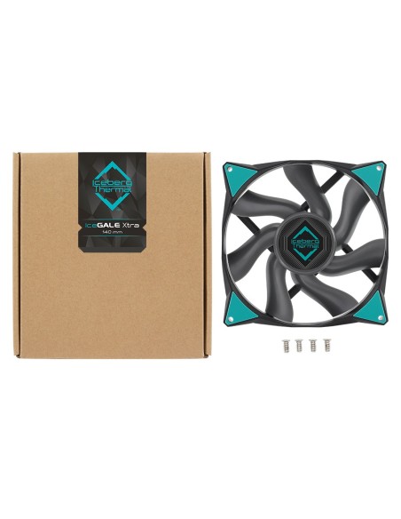 VENTILADOR 140X140 ICEBERG-THERMAL ICEGALE XTRA BLACK