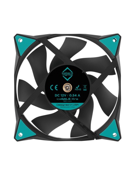 VENTILADOR 120X120 ICEBERG-THERMAL ICEGALE XTRA BLACK