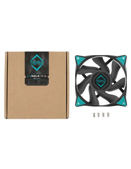 VENTILADOR 120X120 ICEBERG-THERMAL ICEGALE XTRA BLACK