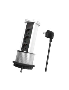 LogiLink LPS235A base múltiple 1,8 m 3 salidas AC Interior N