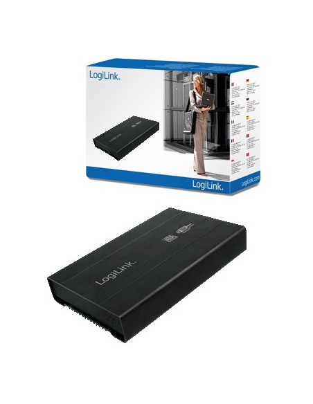 CAJA EXTERNA 2,5  USB3.0 SATA LOGILINK UA0115 ALUMINIO NEGR