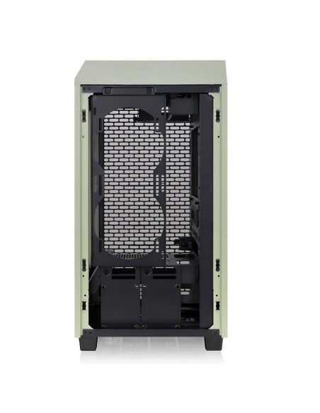 CAJA THERMALTAKE THE TOWER 200 MINI-ITX 2XUSB 3.0 SIN FUENTE VERDE MATCHA