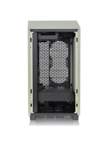 CAJA THERMALTAKE THE TOWER 200 MINI-ITX 2XUSB 3.0 SIN FUENTE VERDE MATCHA