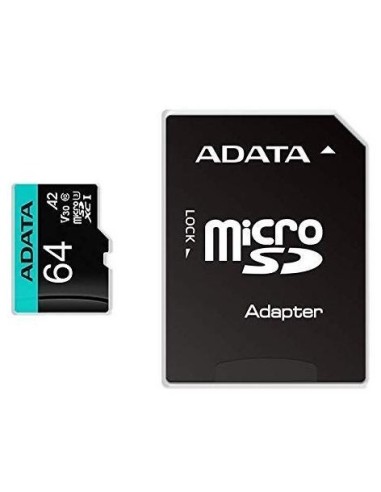 ADATA microSDXC SDHC UHS-I U3 64GB c adapt