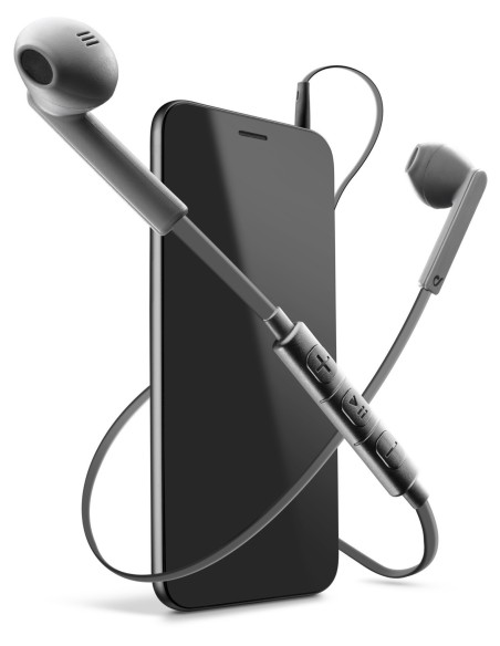 Auriculares Gris microfono y mando de control