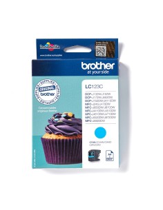 Brother LC-123C cartucho de tinta Original Cian 1 pieza(s)