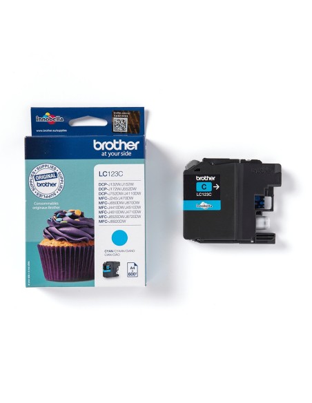 Brother LC-123C cartucho de tinta Original Cian 1 pieza(s)