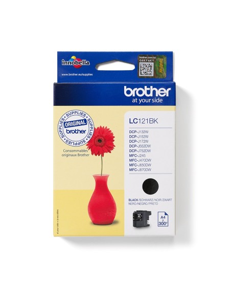 Brother LC-121BK cartucho de tinta Original Negro