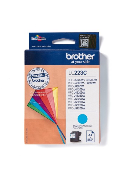 Brother LC-223C cartucho de tinta Original Cian 1 pieza(s)