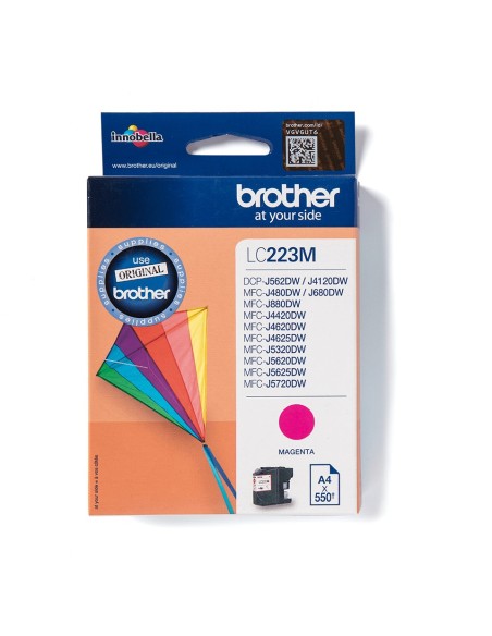 Brother LC-223M cartucho de tinta Original Magenta 1 pieza(s)