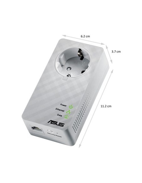 ASUS PL-E52P DUO 600 Mbit s Ethernet Blanco 2 pieza(s)