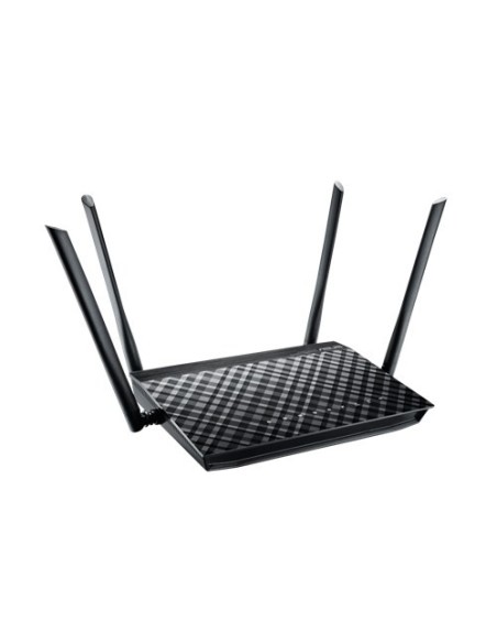 ASUS RT-AC1200G+ router inalámbrico Gigabit Ethernet Doble banda (2,4 GHz   5 GHz) Negro