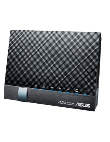 ASUS DSL-AC56U router inalámbrico Doble banda (2,4 GHz   5 GHz) Gigabit Ethernet 3G 4G Negro