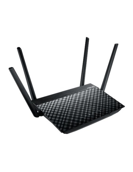ASUS RT-AC58U router inalámbrico Doble banda (2,4 GHz   5 GHz) Gigabit Ethernet Negro