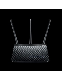 ASUS DSL-AC750 router inalámbrico Gigabit Ethernet Doble banda (2,4 GHz   5 GHz) Negro