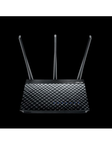 ASUS DSL-AC750 router inalámbrico Gigabit Ethernet Doble banda (2,4 GHz   5 GHz) Negro