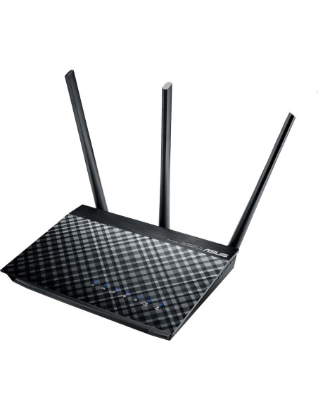 ASUS DSL-AC750 router inalámbrico Gigabit Ethernet Doble banda (2,4 GHz   5 GHz) Negro