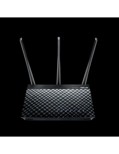 ASUS DSL-AC750 router inalámbrico Gigabit Ethernet Doble banda (2,4 GHz   5 GHz) Negro