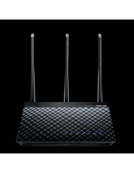 ASUS DSL-AC750 router inalámbrico Gigabit Ethernet Doble banda (2,4 GHz   5 GHz) Negro
