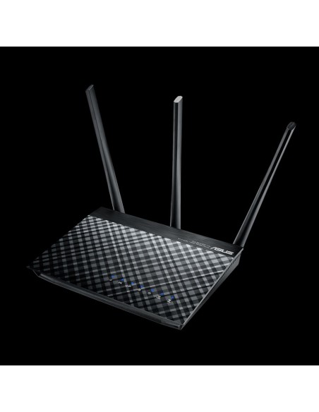 ASUS DSL-AC750 router inalámbrico Gigabit Ethernet Doble banda (2,4 GHz   5 GHz) Negro