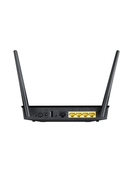 ASUS RT-AC750 router inalámbrico Doble banda (2,4 GHz   5 GHz) Ethernet rápido Negro