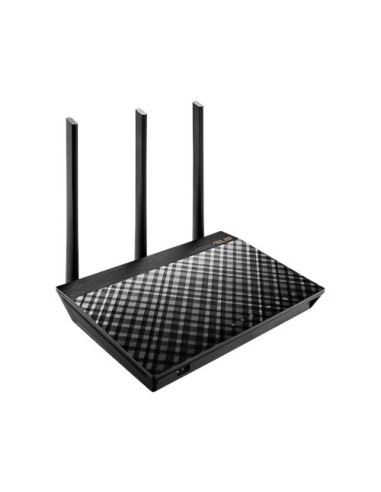 ASUS RT-AC66U B1 router inalámbrico Gigabit Ethernet Doble banda (2,4 GHz   5 GHz) Negro