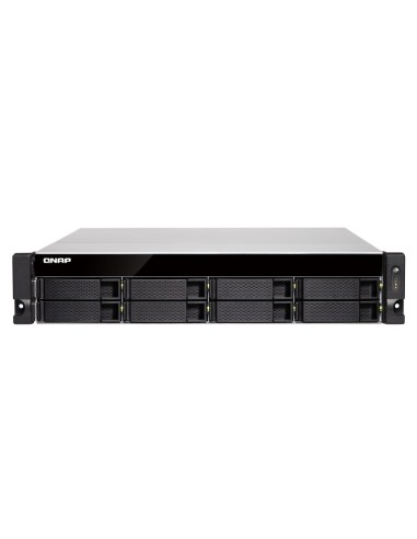 QNAP TVS-872XU-RP Ethernet Bastidor (2U) Negro NAS
