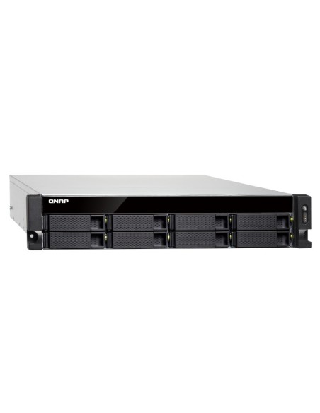 QNAP TVS-872XU-RP Ethernet Bastidor (2U) Negro NAS
